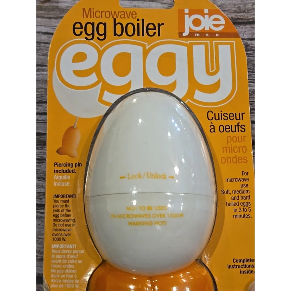 Joie Boiley Egg Boiler (White/Orange) - 6.5x10.5x5.5cm New-Sealed (207)